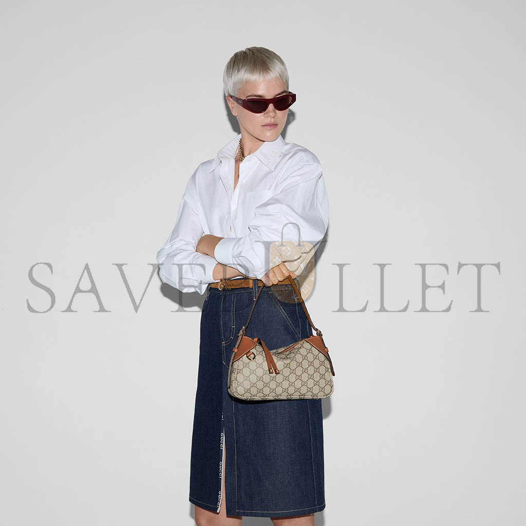 G*u*i gg emblem small shoulder bag 815218 (24*16*5)